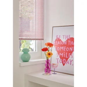 Kwantum Aluminium Jaloezieën | Houten Jaloezieën | Aluminium Jaloezie Belle 25mm Roze