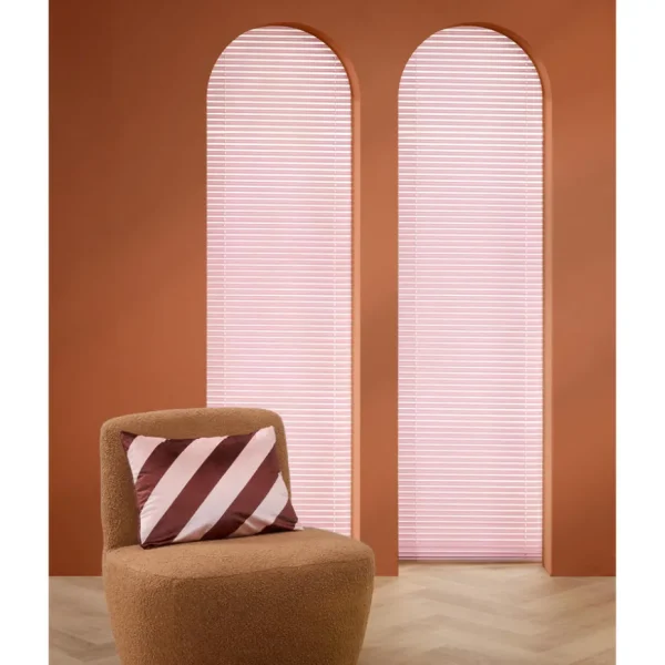 Kwantum Aluminium Jaloezieën | Houten Jaloezieën | Aluminium Jaloezie Belle 25mm Roze