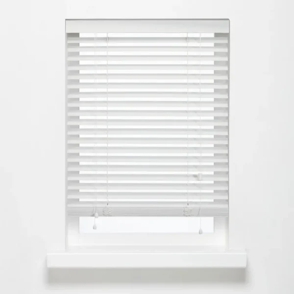 Kwantum Jaloezieën | Bamboe Jaloezie Jax Wit 140x175 Cm 140X175CM