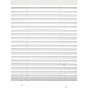 Kwantum Houten Jaloezieën | Bamboe Jaloezie Jax Wit 80x175 Cm 080X175CM