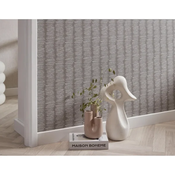 Kwantum Vliesbehang | Behang Anita Taupe