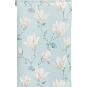 Kwantum Vliesbehang | Behang Lea Blauw Multicolor