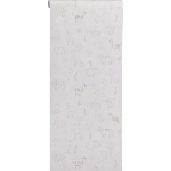 Kwantum Vliesbehang | Behang Veerle Beige