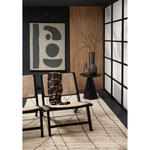 Kwantum Salontafels | Bijzettafels | Bijzettafel Cone 45cm Zwart
