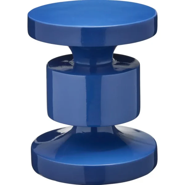 Kwantum Bijzettafels | Bijzettafel Pinetto Blauw 33x33x40 Cm