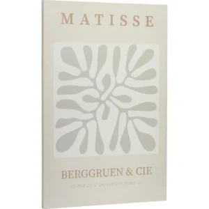 Kwantum Wanddecoratie | Canvas Schilderij Matisse Beige 75x115 Cm