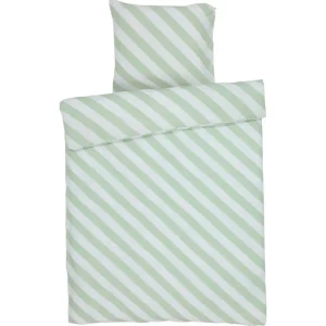Kwantum Dekbedovertrekken | Beddengoed | Dekbedovertrek Riley - Groen 140x220 Cm 140X220CM