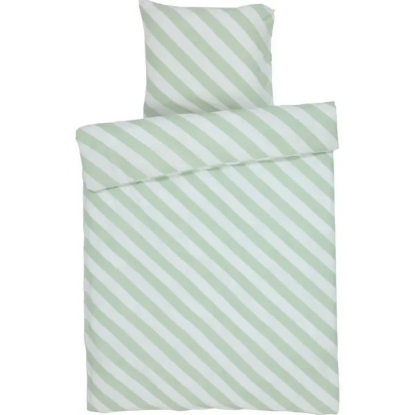 Kwantum Dekbedovertrekken | Beddengoed | Dekbedovertrek Riley - Groen 140x220 Cm 140X220CM