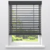 Kwantum Jaloezieën | Houten Jaloezieën | Fenstr Bamboe Jaloezie Wessel 50mm Antraciet