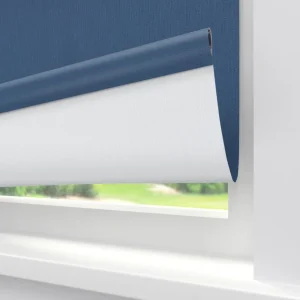 Kwantum Rolgordijnen | Fenstr Rolgordijn Noor Donkerblauw Verduisterend Dr.Blauw