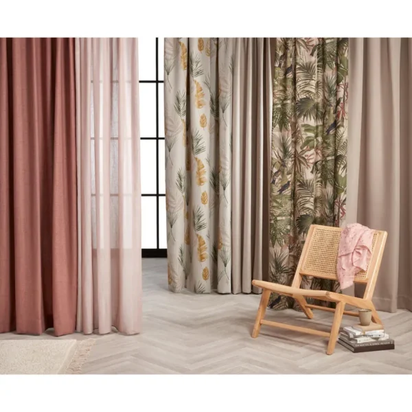 Kwantum Vouwgordijnen | Gordijnen | Gordijn Mila Beige LichtBeige