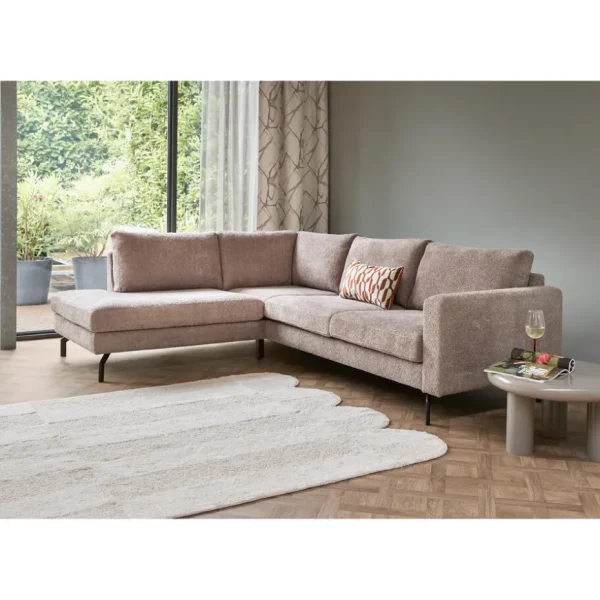 Kwantum Banken | Hoekbank Marano Links Taupe