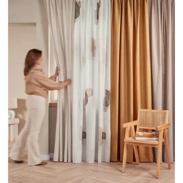 Kwantum Inbetweens | Gordijnen | Inbetween Miro Naturel