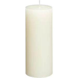 Kwantum Kaarsen & Theelichten | Kaarsen & Theelichten | Kaars Rustiek Ribbel Naturel 15 Cm 015CM