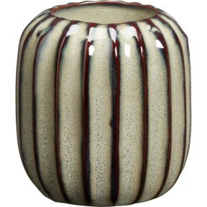 Kwantum Kandelaars | Kandelaars | Kandelaar Eton Beige ø 8x9 Cm Ø008X009CM