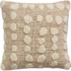 Kwantum Sierkussens | Kussen Chenille Dot Naturel 45x45 Cm