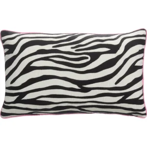 Kwantum Sierkussens | Kussen Jacquard Zebra 30x50 Cm