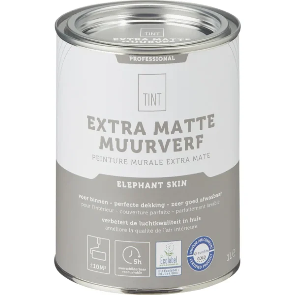 Kwantum Muurverf | Muurverf Professional Elephant Sin 1 L 1L
