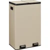 Kwantum Afvalbakken | Pedaalemmer Duo 60 Liter Grijs