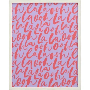 Kwantum Wanddecoratie | Poster Oh La La Lila