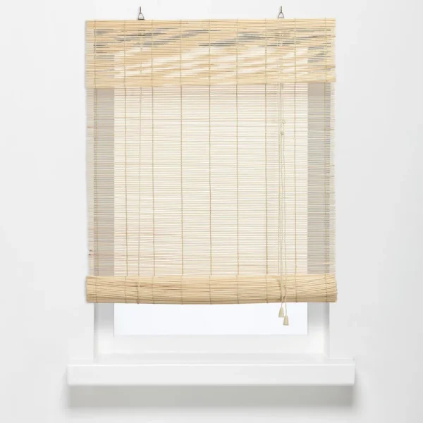 Kwantum Rolgordijnen | Rolgordijn Bamboe Naturel 90x160 Cm 090X160CM
