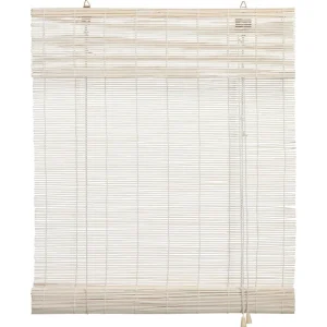 Kwantum Rolgordijnen | Rolgordijn Bamboe Wit 100x220 Cm 100X220CM