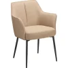 Kwantum Eetkamerstoelen | Stoel Comerio Caramel Camel