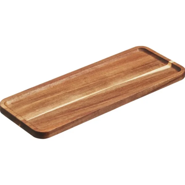 Kwantum Keukenaccessoires | Tray Rechthoek Wood Naturel 36x14 Cm 036X014CM