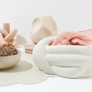Kwantum Vazen & Potten | Vaas Pile Beige