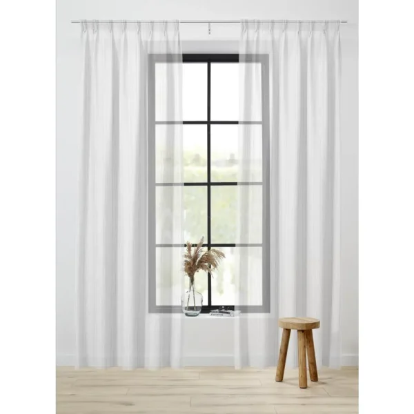 Kwantum Vouwgordijnen | Vitrages | Vitrage Maxima Wit 150 Cm 150CM