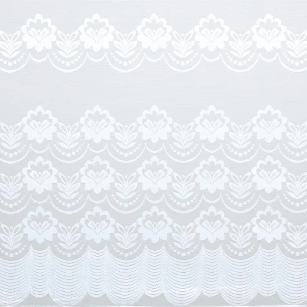 Kwantum Vouwgordijnen | Vitrages | Vitrage Silvia Wit - 180 Cm 180CM