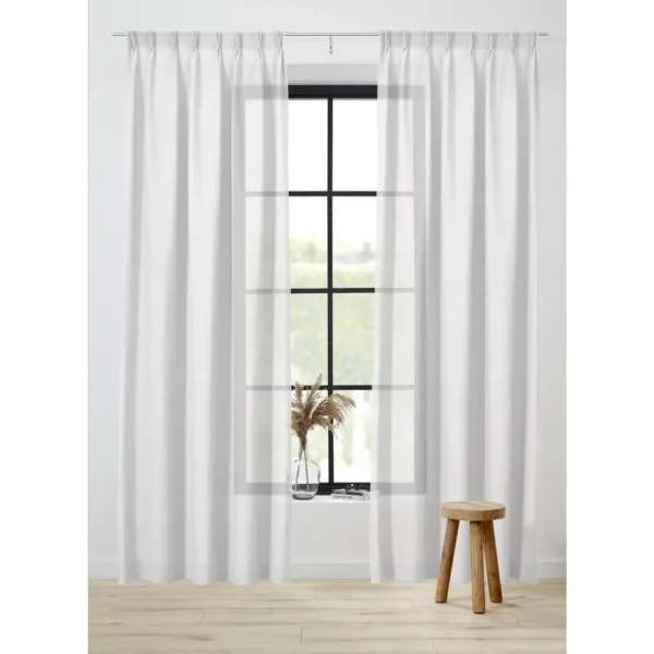 Kwantum Vitrages | Vitrage Violet Wit 150 Cm 150CM