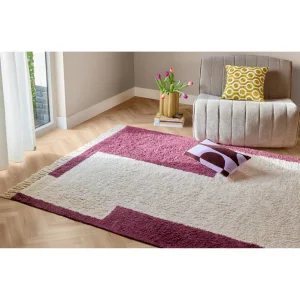Kwantum Vloerkleden | Vloerkleden Woonkamer | Vloerkleed Ruby Bordeaux - 160x230 Cm 160X230CM