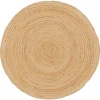 Kwantum Vloerkleden | Vloerkleden Woonkamer | Vloerkleed Solis Naturel - Ø 200 Cm