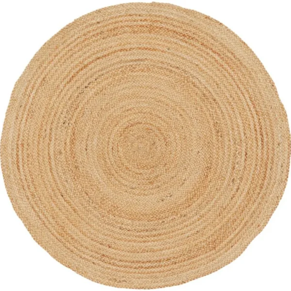 Kwantum Vloerkleden | Vloerkleden Woonkamer | Vloerkleed Solis Naturel - Ø 200 Cm