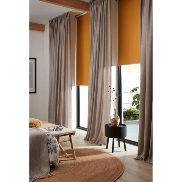 Kwantum Vloerkleden | Vloerkleden Woonkamer | Vloerkleed Solis Naturel - Ø 200 Cm