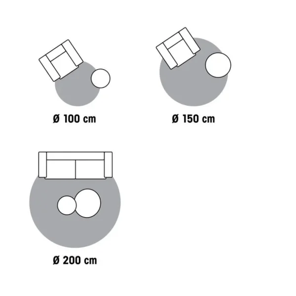 Kwantum Vloerkleden | Vloerkleden Woonkamer | Vloerkleed Solis Naturel - Ø 200 Cm