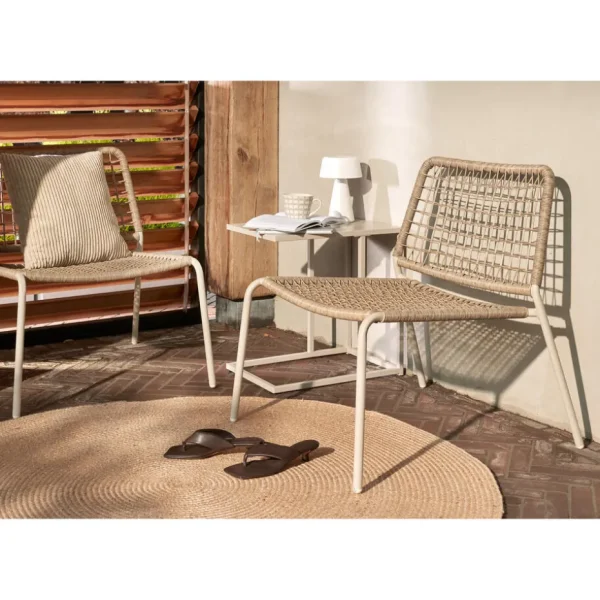 Kwantum Vloerkleden | Vloerkleden Woonkamer | Vloerkleed Solis Naturel - Ø 200 Cm