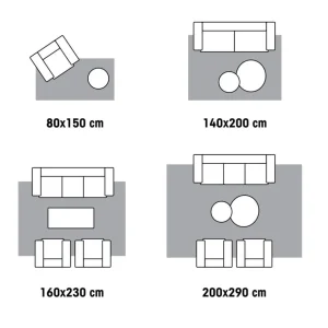 Kwantum Vloerkleden Woonkamer | Vloerkleden Kinderkamer | Vloerkleed Stanford Bruin 135x190 Cm 135X190CM