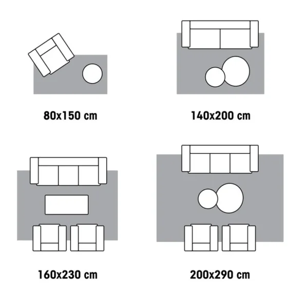 Kwantum Vloerkleden Woonkamer | Vloerkleden Kinderkamer | Vloerkleed Stanford Bruin 135x190 Cm 135X190CM