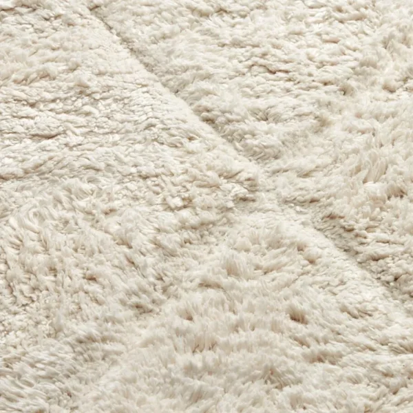 Kwantum Vloerkleden | Vloerkleden Woonkamer | Vloerkleed Tiwi Wit 80x180 Cm 080X180CM