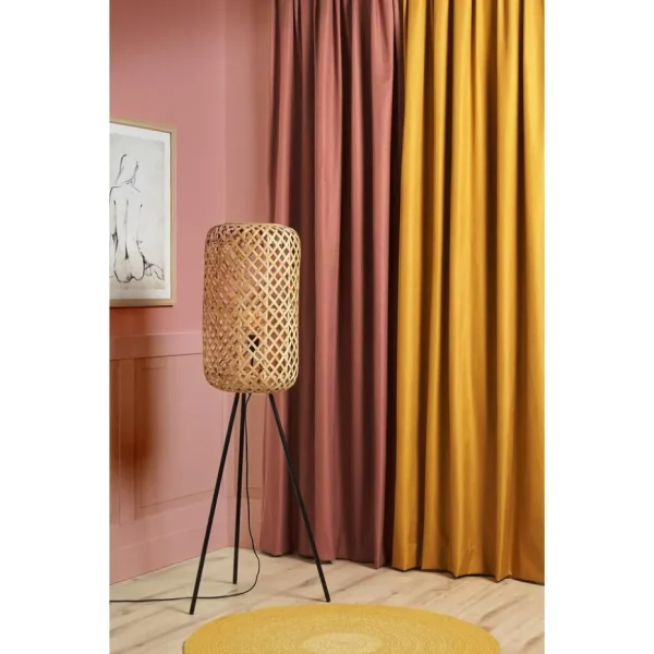 Kwantum Vloerlampen | Vloerlamp Aphrodite Zwart Naturel