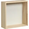 Kwantum Wanddecoratie | Wanddecoratie Hout Wit Maat M 25x9x25 Cm