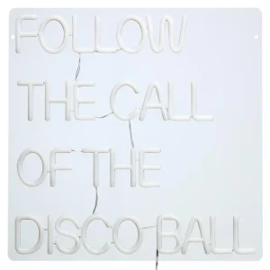 Kwantum Wandlampen | Wandlamp Neon Discoball Rood